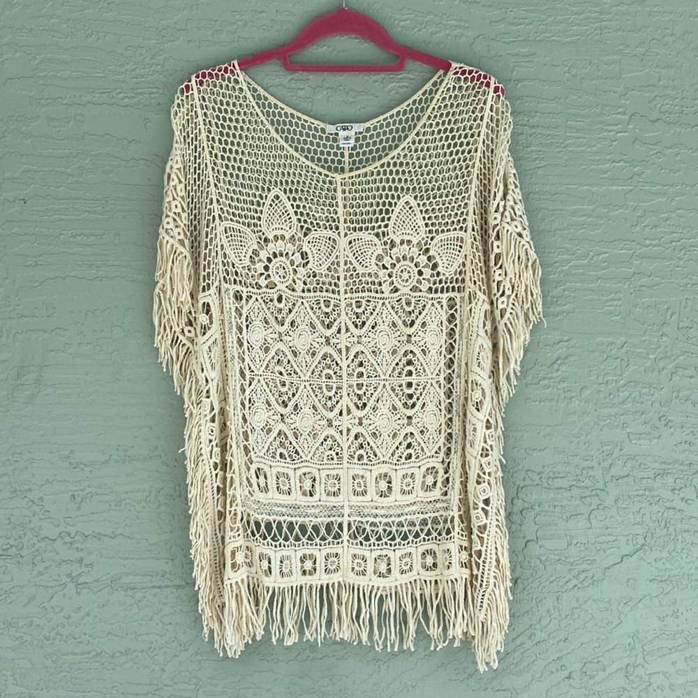 Cato Sz M Crochet Top
